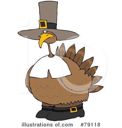 Royalty-Free (RF) Turkey Clipart Illustration by djart - Stock Sample #79118