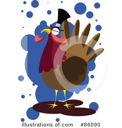 Royalty-Free (RF) Turkey Clipart Illustration by mayawizard101 - Stock Sample #86090