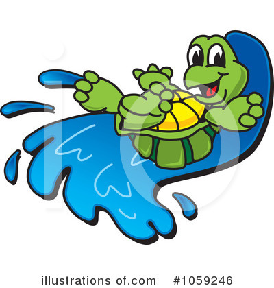 Turtle Mascot Clipart #1059246 by Mascot Junction