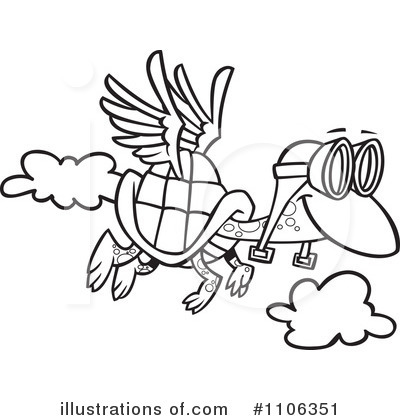Flight Clipart #1106351 by toonaday