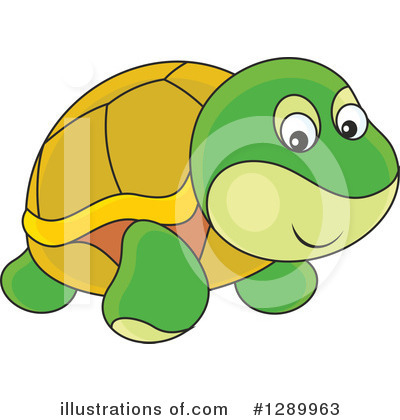 Royalty-Free (RF) Turtle Clipart Illustration by Alex Bannykh - Stock Sample #1289963
