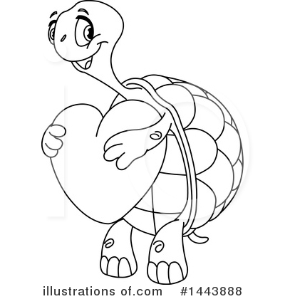 Royalty-Free (RF) Turtle Clipart Illustration by yayayoyo - Stock Sample #1443888