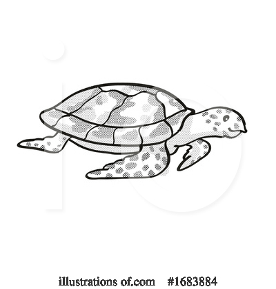 Royalty-Free (RF) Turtle Clipart Illustration by patrimonio - Stock Sample #1683884