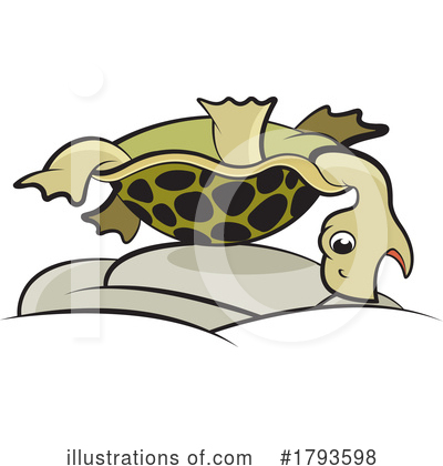 Royalty-Free (RF) Turtle Clipart Illustration by Lal Perera - Stock Sample #1793598