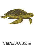 Turtle Clipart #1805085 by patrimonio