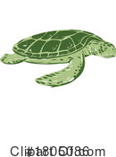 Turtle Clipart #1805086 by patrimonio
