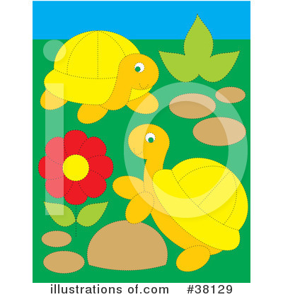 Royalty-Free (RF) Turtle Clipart Illustration by Alex Bannykh - Stock Sample #38129