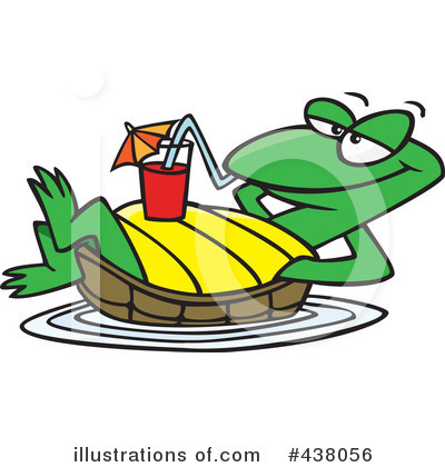 Royalty-Free (RF) Turtle Clipart Illustration by toonaday - Stock Sample #438056