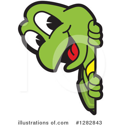 Royalty-Free (RF) Turtle Mascot Clipart Illustration by Mascot Junction - Stock Sample #1282843