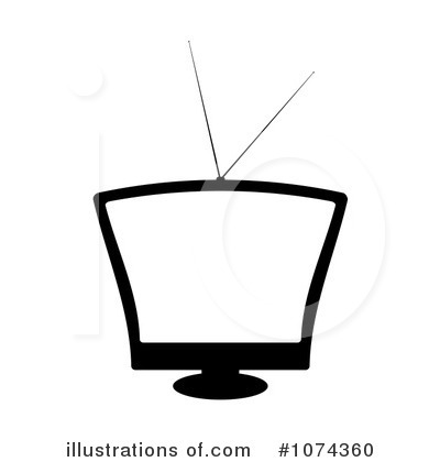 Television Clipart #1074360 by michaeltravers