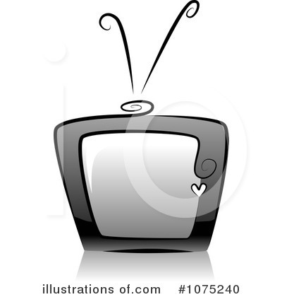 Royalty-Free (RF) Tv Clipart Illustration by BNP Design Studio - Stock Sample #1075240