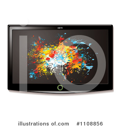 Television Clipart #1108856 by michaeltravers