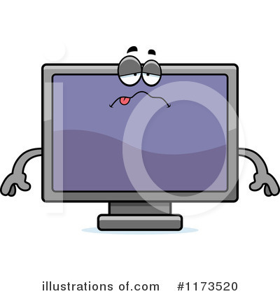 Television Clipart #1173520 by Cory Thoman