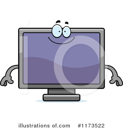 Television Clipart #1173522 by Cory Thoman