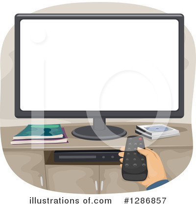 Royalty-Free (RF) Tv Clipart Illustration by BNP Design Studio - Stock Sample #1286857