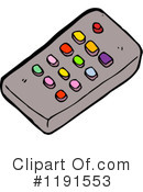 Tv Remote Clipart #1191553 by lineartestpilot