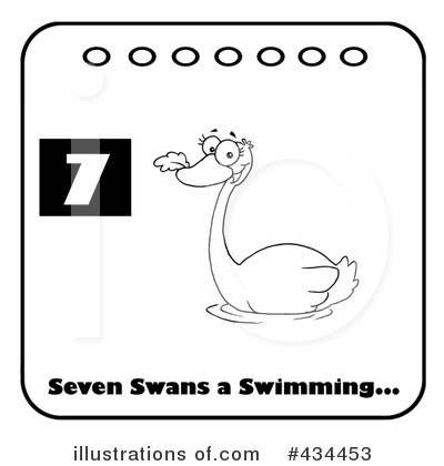 Swan Clipart #434453 by Hit Toon