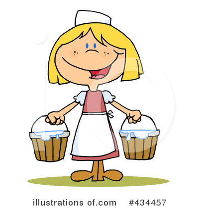 Milking Clipart #434457 by Hit Toon