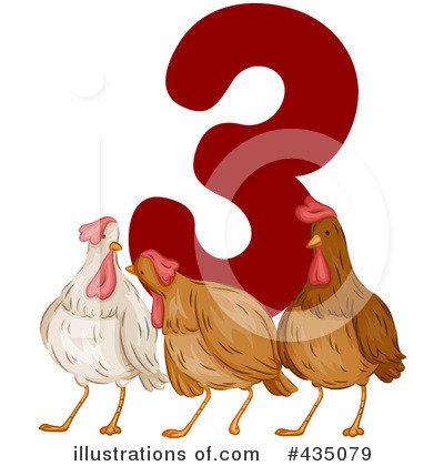 French Hens Clipart #435079 by BNP Design Studio