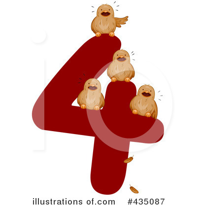 Royalty-Free (RF) Twelve Days Of Christmas Clipart Illustration by BNP Design Studio - Stock Sample #435087