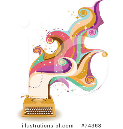 Royalty-Free (RF) Typewriter Clipart Illustration by BNP Design Studio - Stock Sample #74368