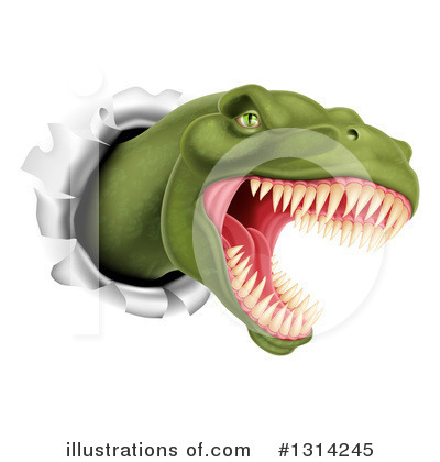 Dinosaurs Clipart #1314245 by AtStockIllustration