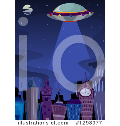 Royalty-Free (RF) Ufo Clipart Illustration by BNP Design Studio - Stock Sample #1298977