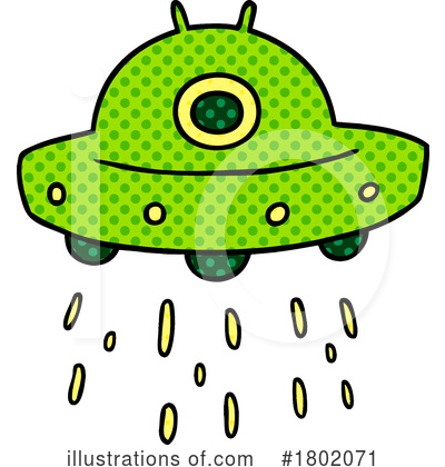 Royalty-Free (RF) Ufo Clipart Illustration by lineartestpilot - Stock Sample #1802071