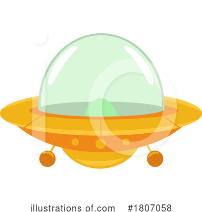 Royalty-Free (RF) Ufo Clipart Illustration by Hit Toon - Stock Sample #1807058