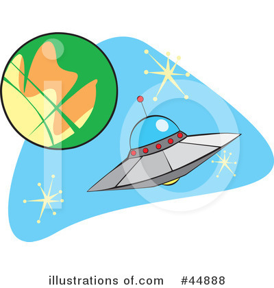 Royalty-Free (RF) Ufo Clipart Illustration by xunantunich - Stock Sample #44888