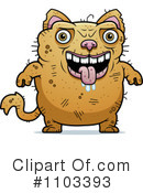 Ugly Cat Clipart #1103393 by Cory Thoman