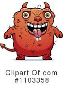 Ugly Devil Clipart #1103358 by Cory Thoman