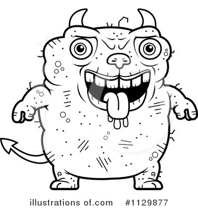 Royalty-Free (RF) Ugly Devil Clipart Illustration by Cory Thoman - Stock Sample #1129877