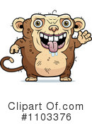 Ugly Monkey Clipart #1103376 by Cory Thoman