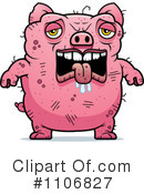 Ugly Pig Clipart #1106827 by Cory Thoman
