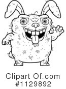 Ugly Rabbit Clipart #1129892 by Cory Thoman