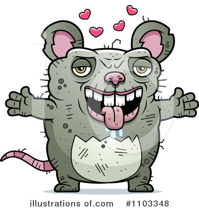Royalty-Free (RF) Ugly Rat Clipart Illustration by Cory Thoman - Stock Sample #1103348