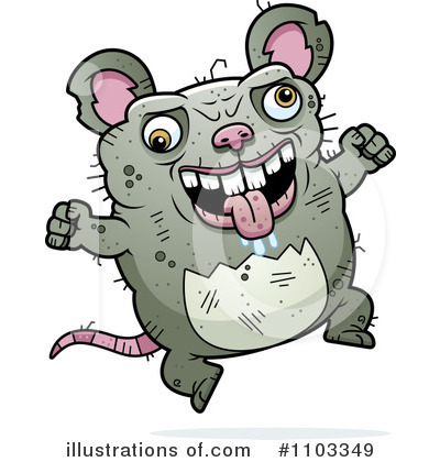 Royalty-Free (RF) Ugly Rat Clipart Illustration by Cory Thoman - Stock Sample #1103349