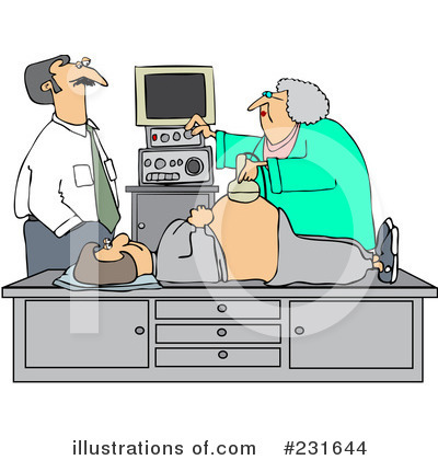 Royalty-Free (RF) Ultrasound Clipart Illustration by djart - Stock Sample #231644