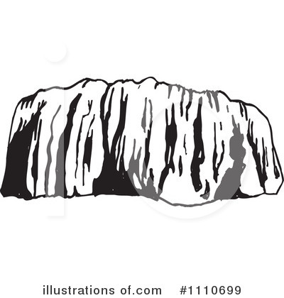 Uluru Clipart #1110699 by Dennis Holmes Designs