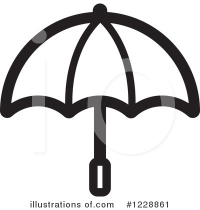 Royalty-Free (RF) Umbrella Clipart Illustration by Lal Perera - Stock Sample #1228861