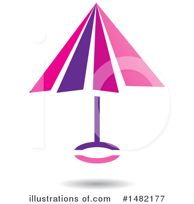 Royalty-Free (RF) Umbrella Clipart Illustration by cidepix - Stock Sample #1482177
