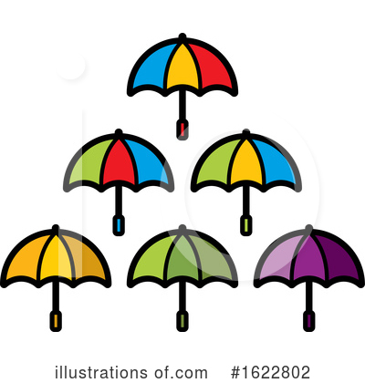 Umbrella Clipart #1622802 by Lal Perera