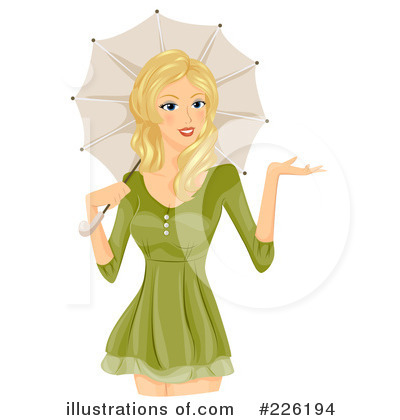 Royalty-Free (RF) Umbrella Clipart Illustration by BNP Design Studio - Stock Sample #226194
