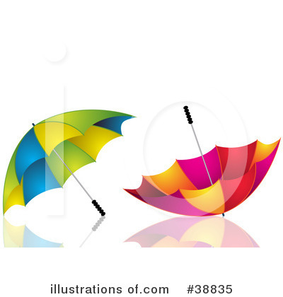 Royalty-Free (RF) Umbrella Clipart Illustration by elaineitalia - Stock Sample #38835