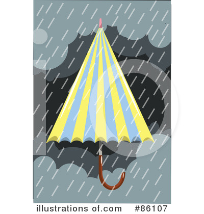 Royalty-Free (RF) Umbrella Clipart Illustration by mayawizard101 - Stock Sample #86107