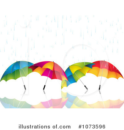 Royalty-Free (RF) Umbrellas Clipart Illustration by elaineitalia - Stock Sample #1073596