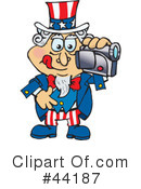 Uncle Sam Character Clipart #44187 by Dennis Holmes Designs
