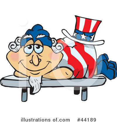 Royalty-Free (RF) Uncle Sam Character Clipart Illustration by Dennis Holmes Designs - Stock Sample #44189