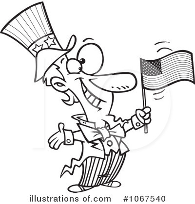 Royalty-Free (RF) Uncle Sam Clipart Illustration by toonaday - Stock Sample #1067540
